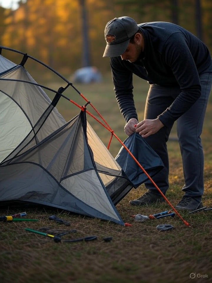 How to Fix a Tent Zipper 2