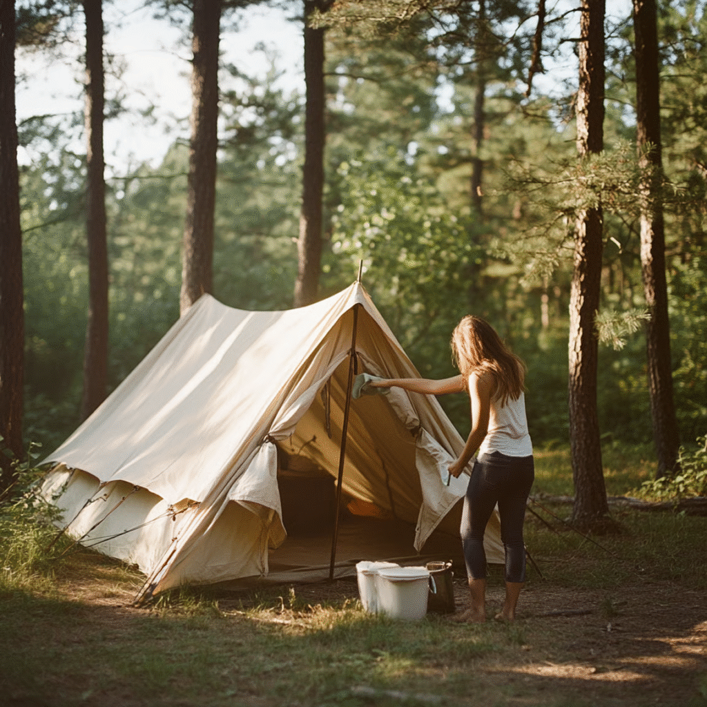 How to Clean a Canvas Tent
