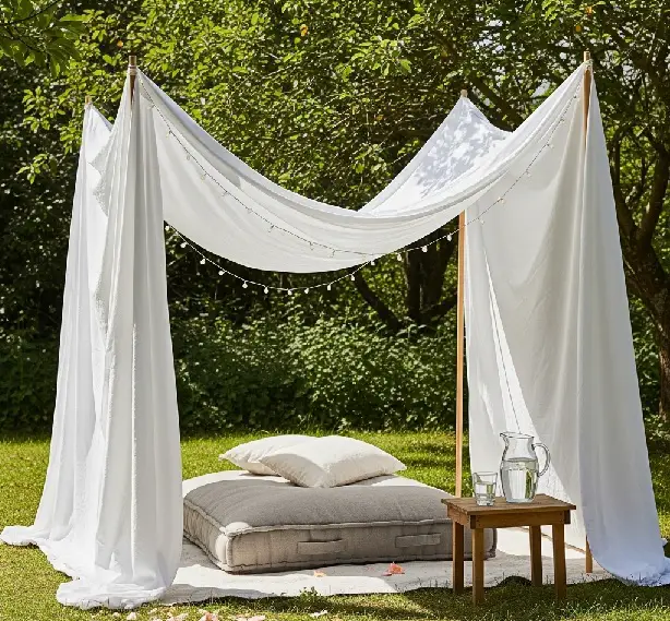 DIY The Classic Sheet Canopy