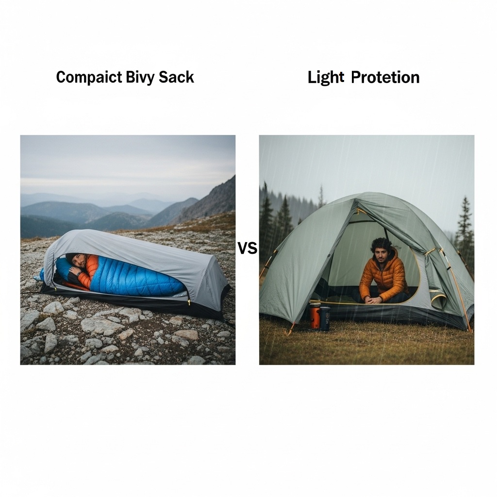 Bivy Vs Tent comparison