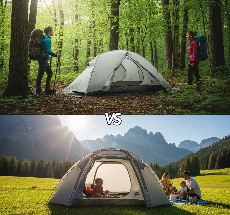 Backpacking Tent Vs Camping Tent 2