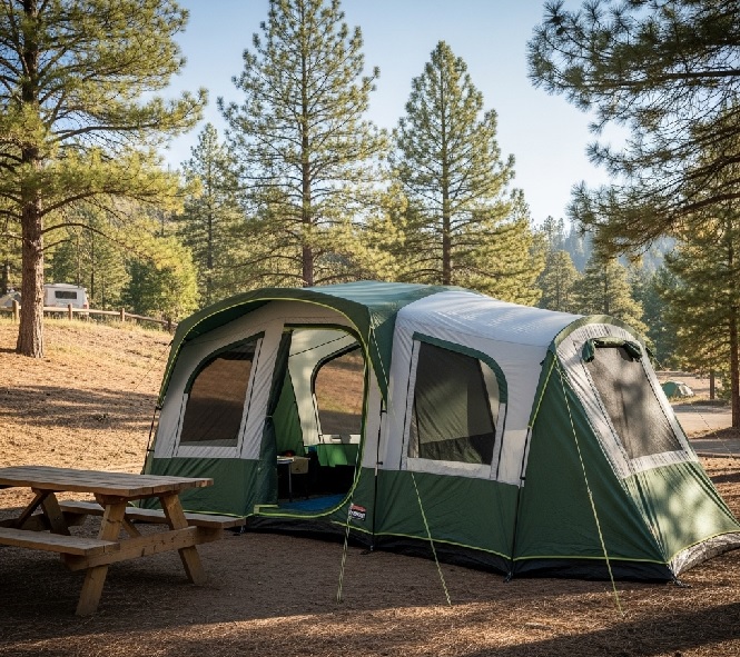 Freestanding Vs Semi Freestanding Tent 2