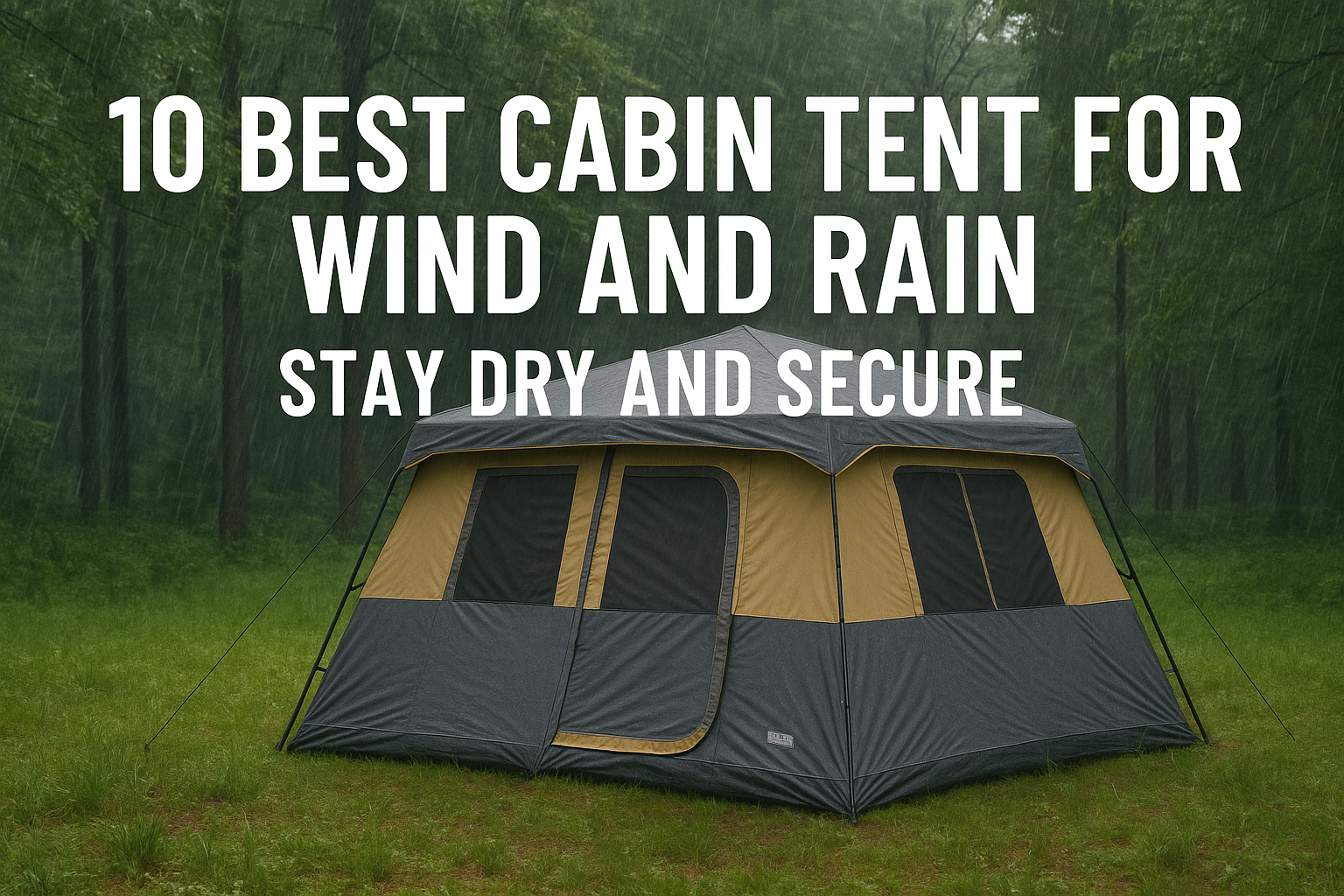 Best Cabin Tent For Wind And Rain