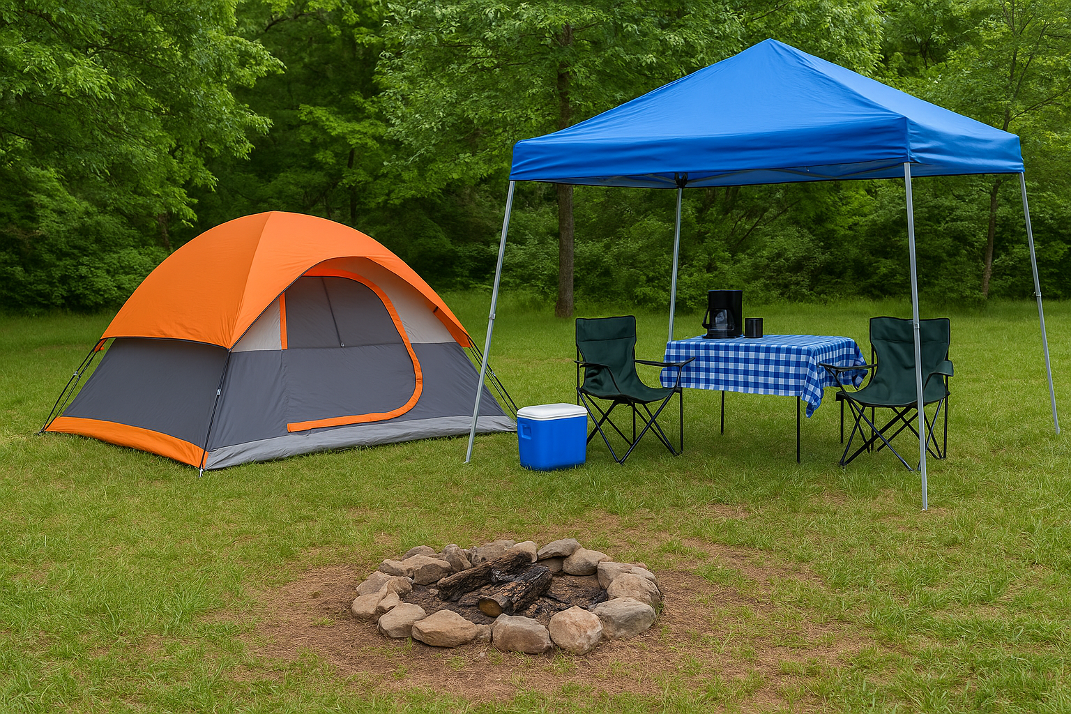 Planning Your Campsite Living Area