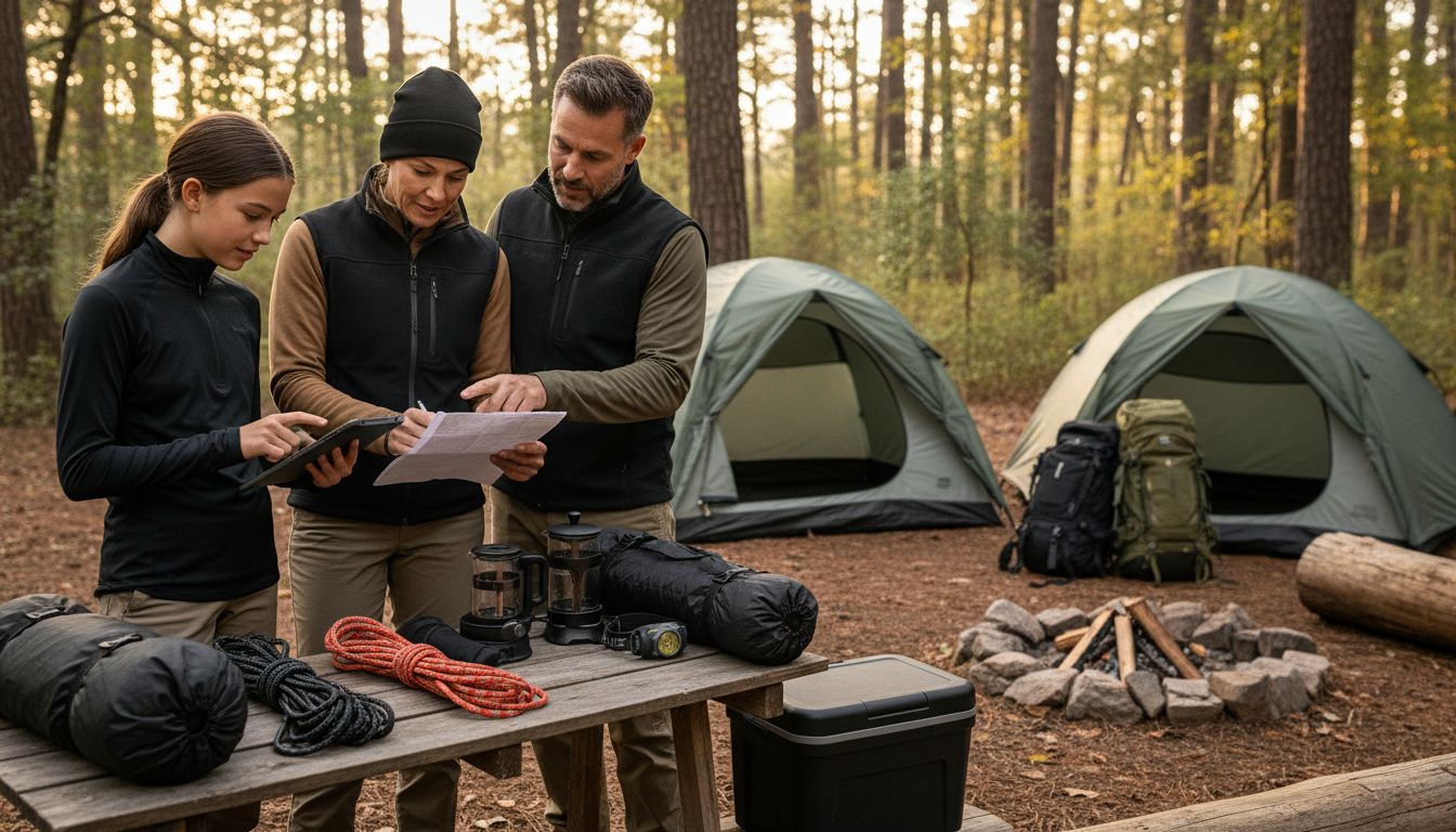 camping checklist preparation