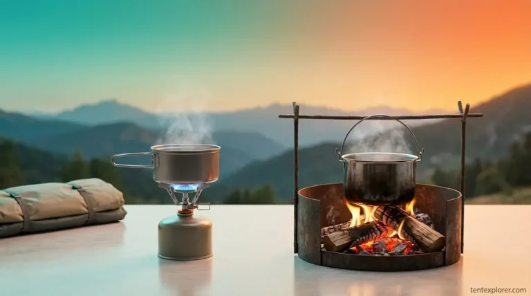 How to boil water when camping using canister stoves and campfires safely
