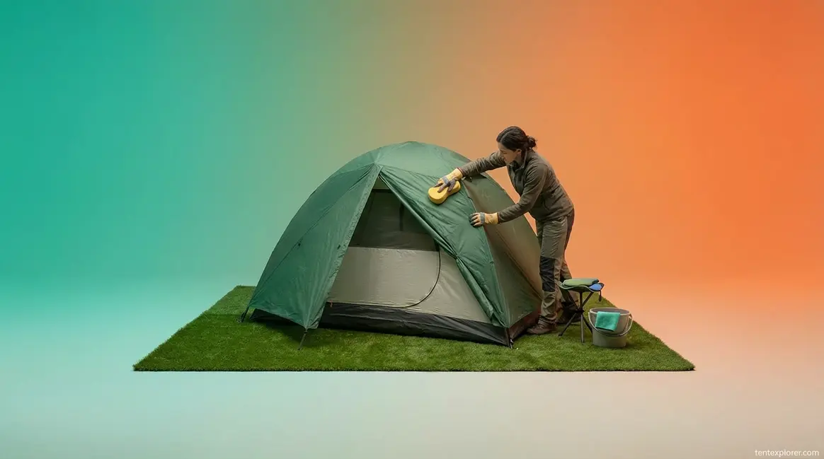 Tent maintenance tips and cleaning process for extending camping gear lifespan safely