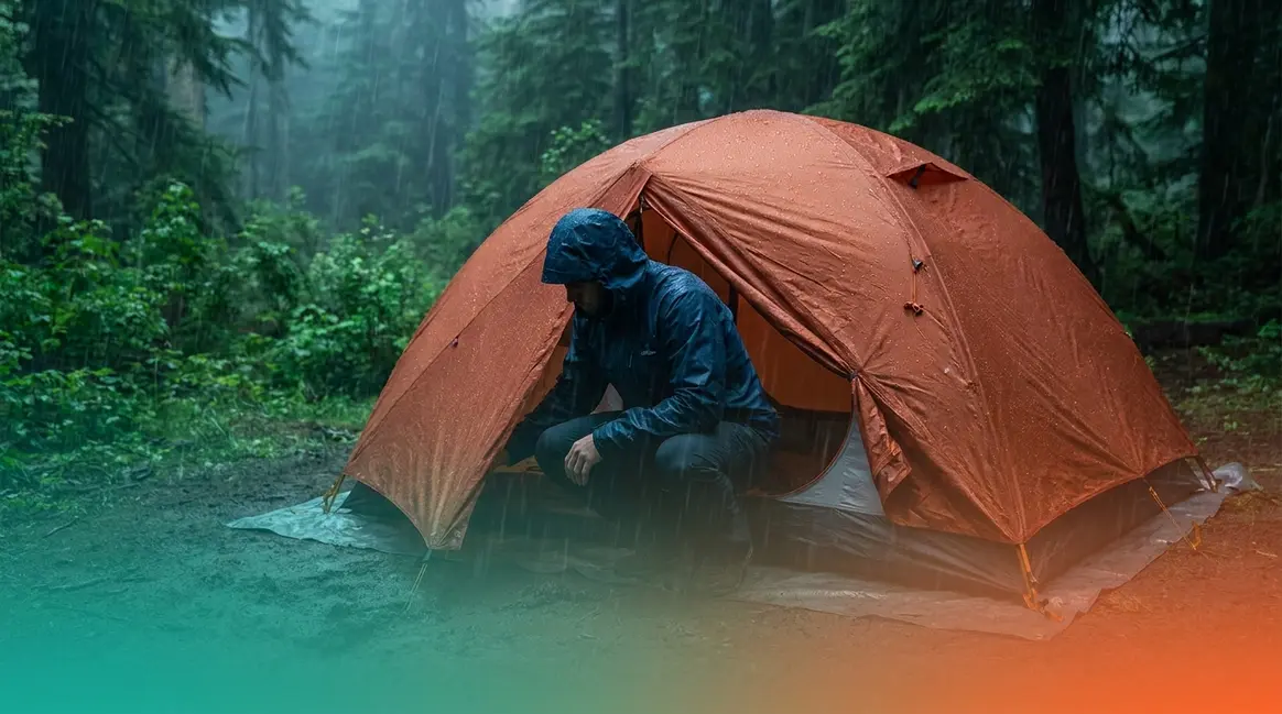 How to Pitch a Tent in the Rain: Beginner’s Guide