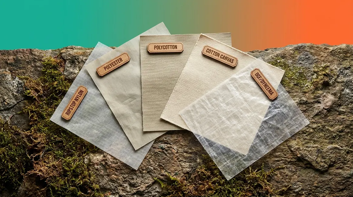 Tent Materials Guide: Nylon, Canvas & DCF Explained