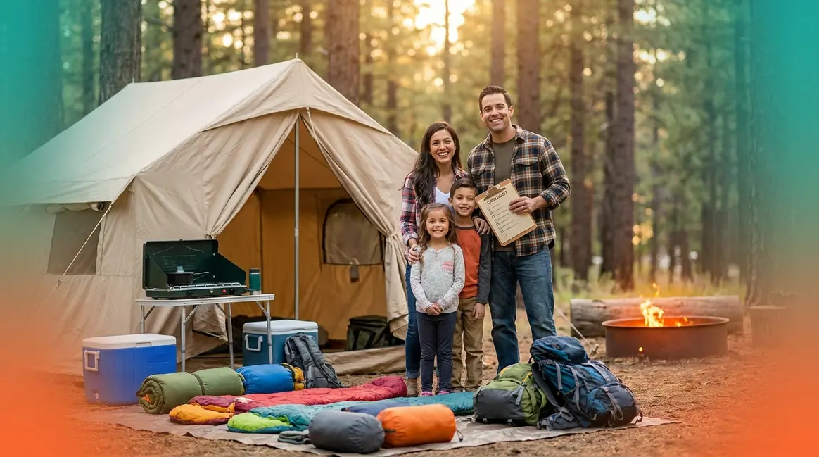 Family Camping Checklist: 100+ Items, Free PDF (2026)
